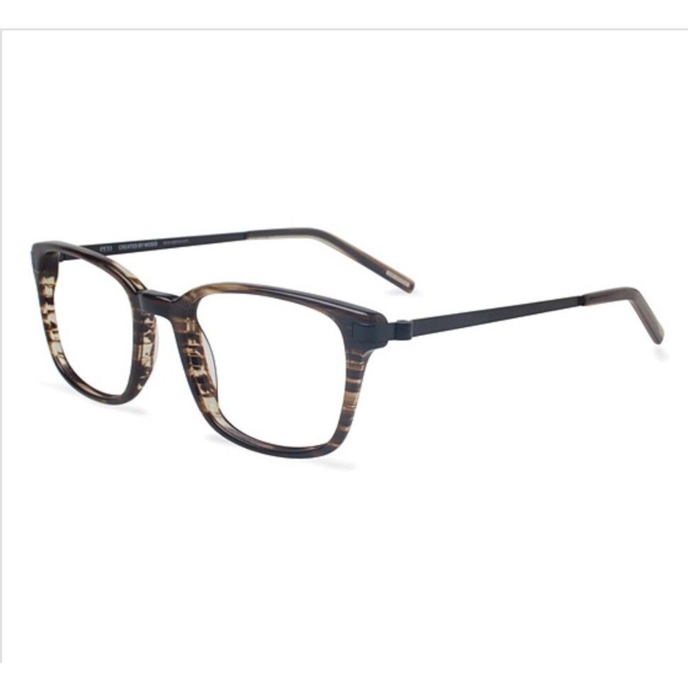 NEW Eco Atlanta Lt Brown Unisex Plastic Frames Eyeglasses 49-19 Hipster Glasses